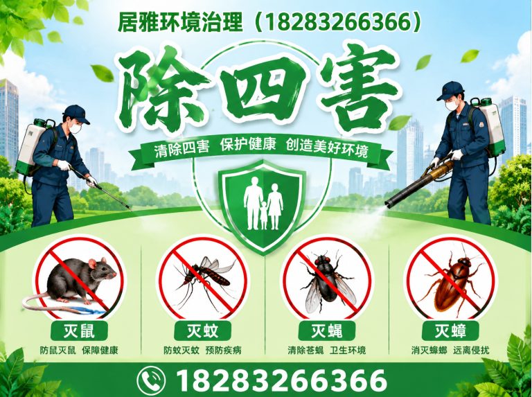 青白江区病媒生物防制展示图